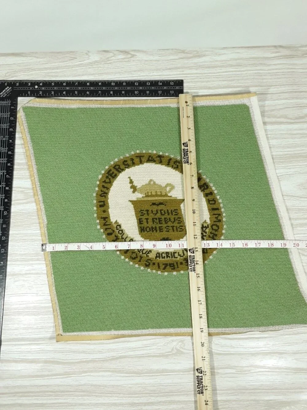 Vtg University of Vermont Rug 20